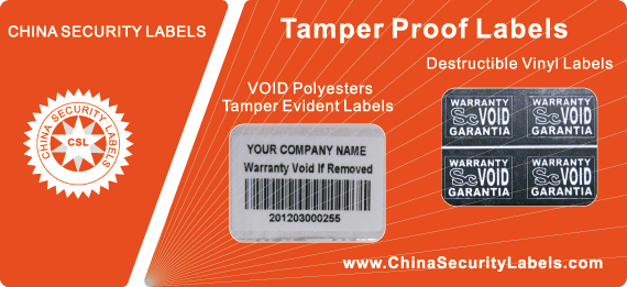 Tamper Proof Labels