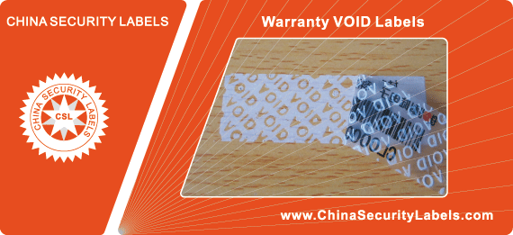 Warranty VOID Labels